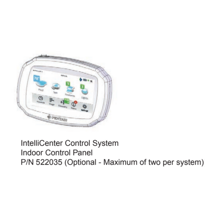 Pentair IntelliCenter Indoor Control Panel Remote