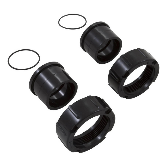 Jandy R0449000 2" x 2 1/2" Tail Piece with O-Ring and Coupling Nut - Set of 2