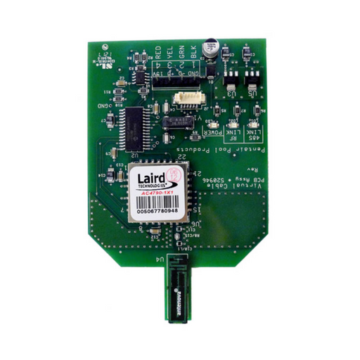 Pentair MobileTouch® 520946Z Transceiver Circuit Board with Attached Antenna For EasyTouch and IntelliTouch Pool and Spa Automatic Control Systems.