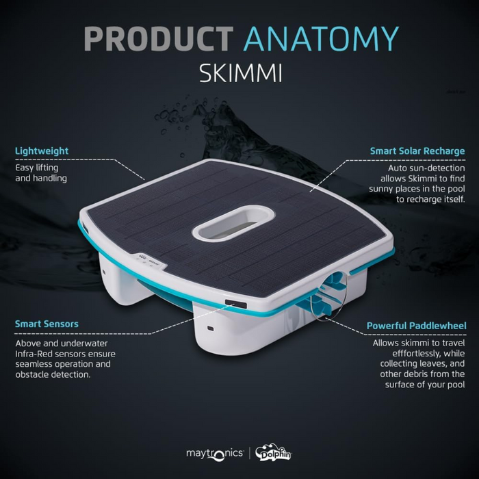Dolphin Skimmi Solar-Powered Robotic Skimmer 9997001